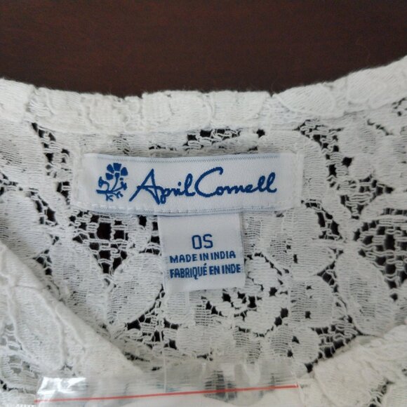 April Cornell Vintage Victorian Style Lace White Dutch Collar New With Tags - Picture 10 of 14